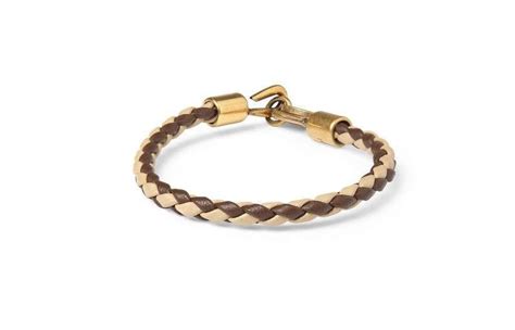 yves saint laurent bracciali uomo pelle marrone|BRACCIALI .